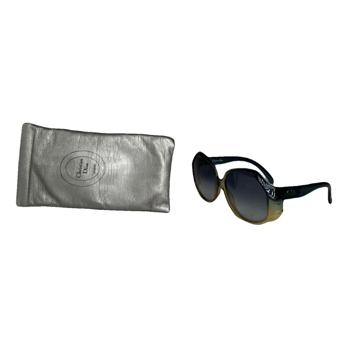 Dior Blue Plastic Sunglasses Size ONE SIZE - 1 Thumbnail