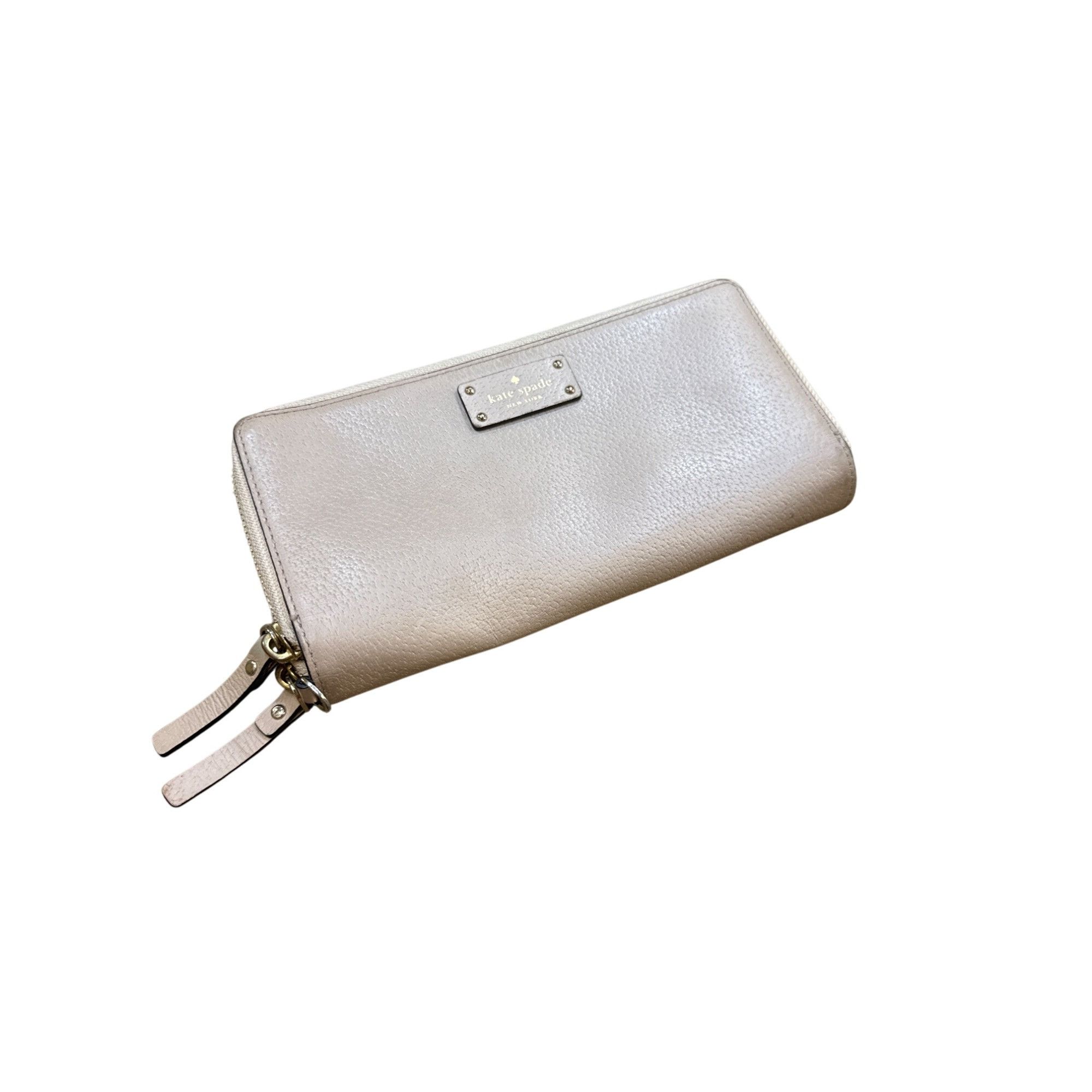 Kate Spade Kate Spade New York Womens Tan Leather Wallet With Zip Closu Size ONE SIZE - 15 Thumbnail