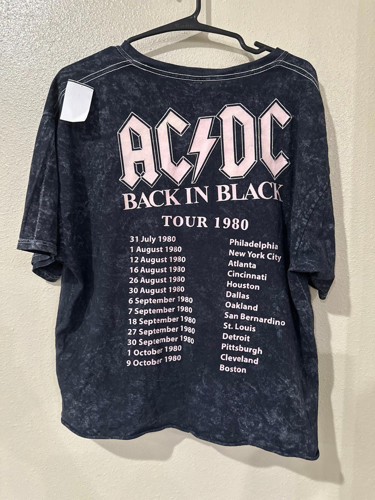AC/DC AC/DC, Back In Black tour 1980 Size L / US 10 / IT 46 - 2 Thumbnail