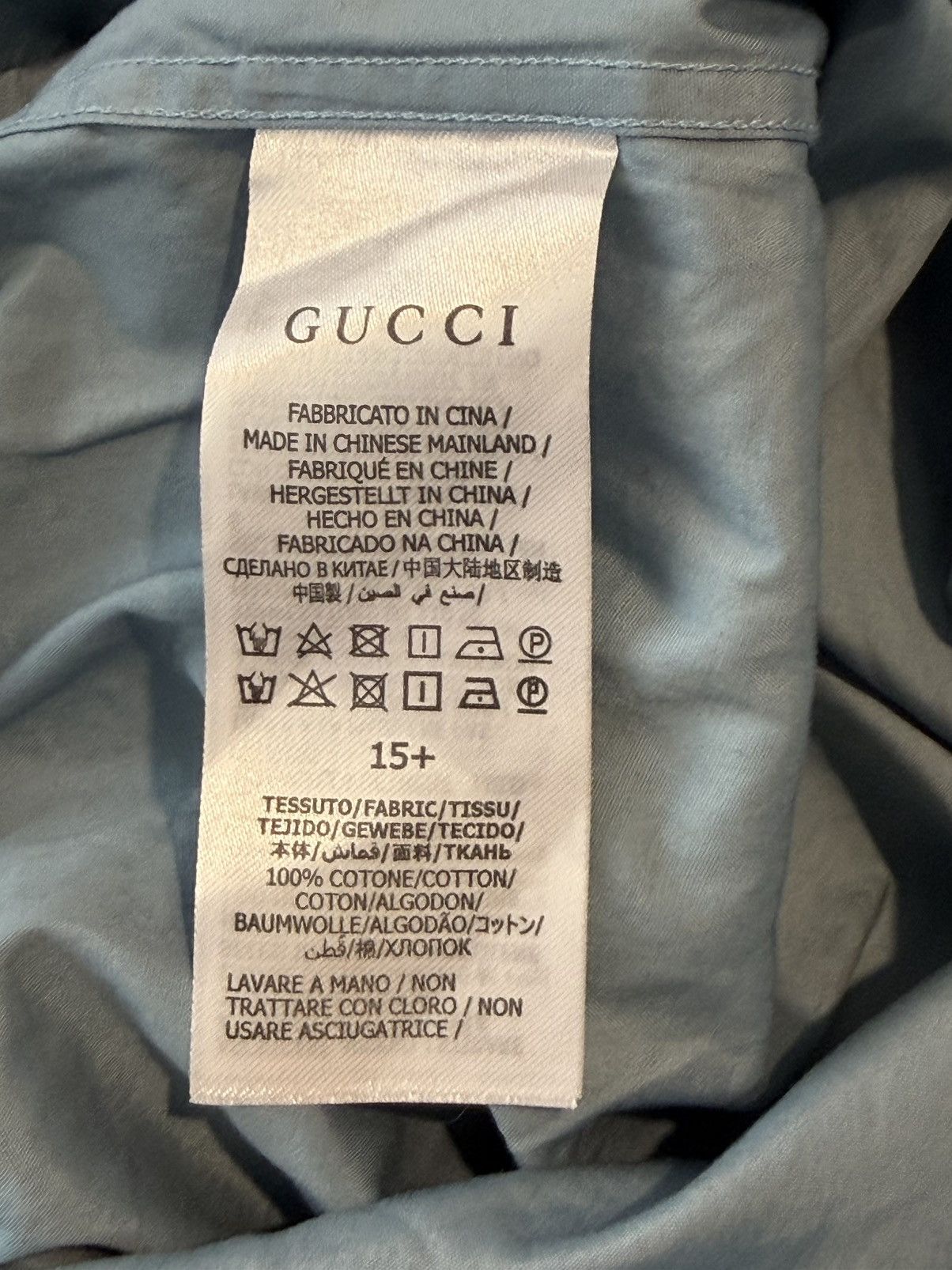 Gucci Gucci Uniform Button Shirt Size US M / EU 48-50 / 2 - 6 Thumbnail