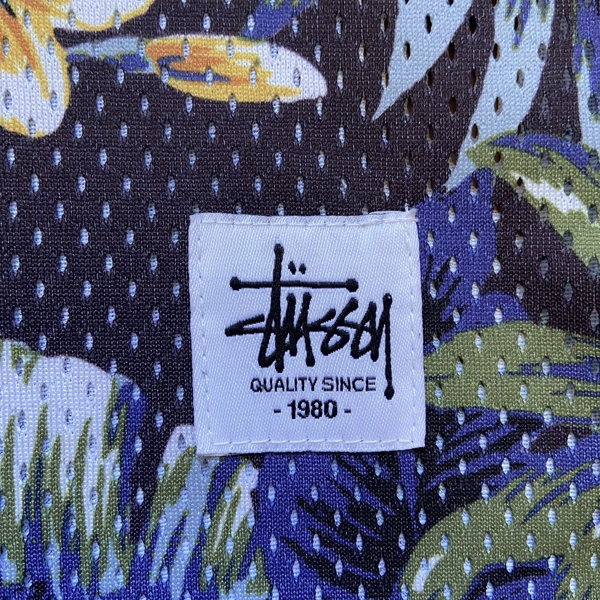 Stussy Stussy Men’s All Over Floral Print Logo Patch Jersey Shirt S Size US S / EU 44-46 / 1 - 7 Thumbnail
