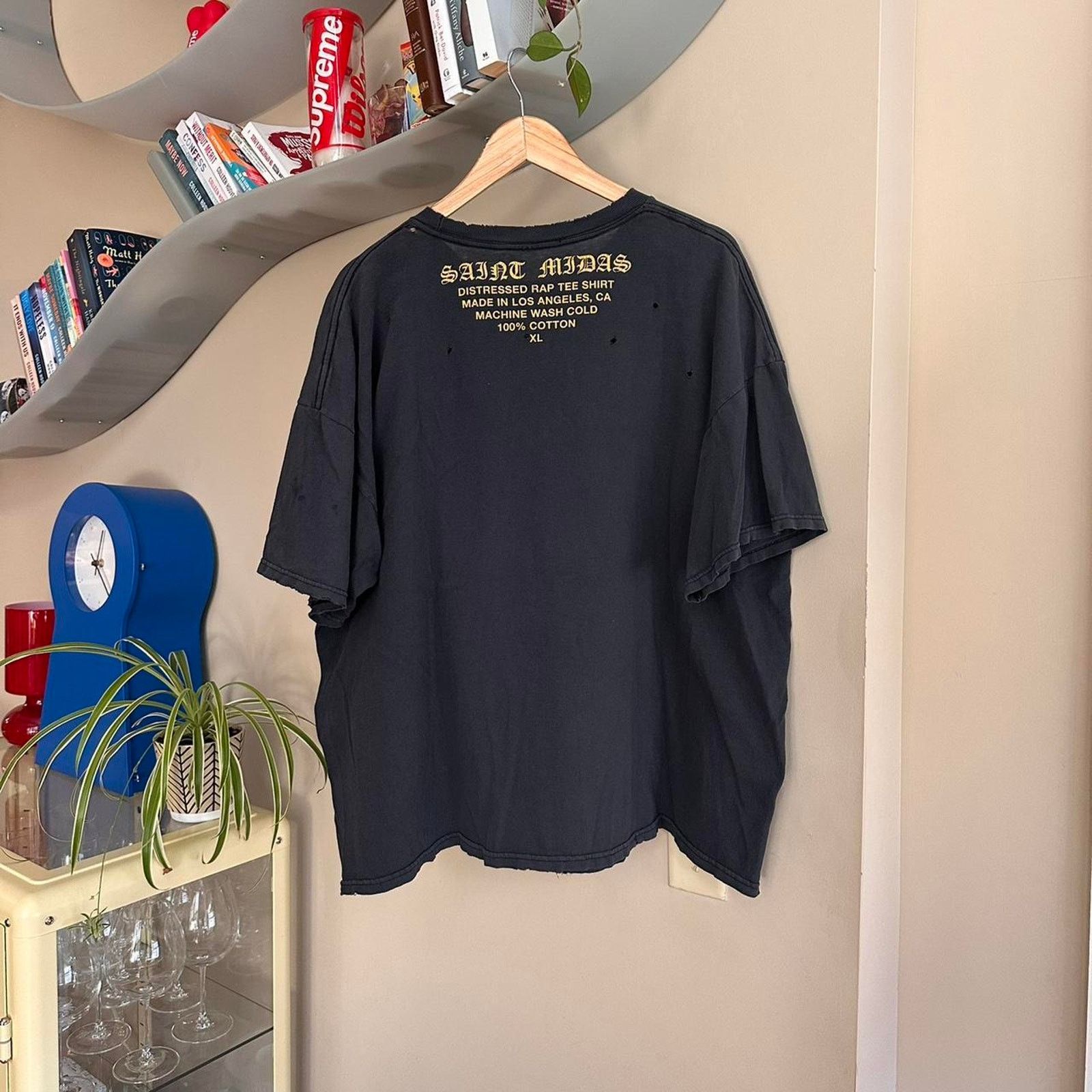 Band Tees × Rap Tees Vintage Y2K Saint Midas Nas Distressed Rap Tee Shirt Size US XL / EU 56 / 4 - 5 Thumbnail
