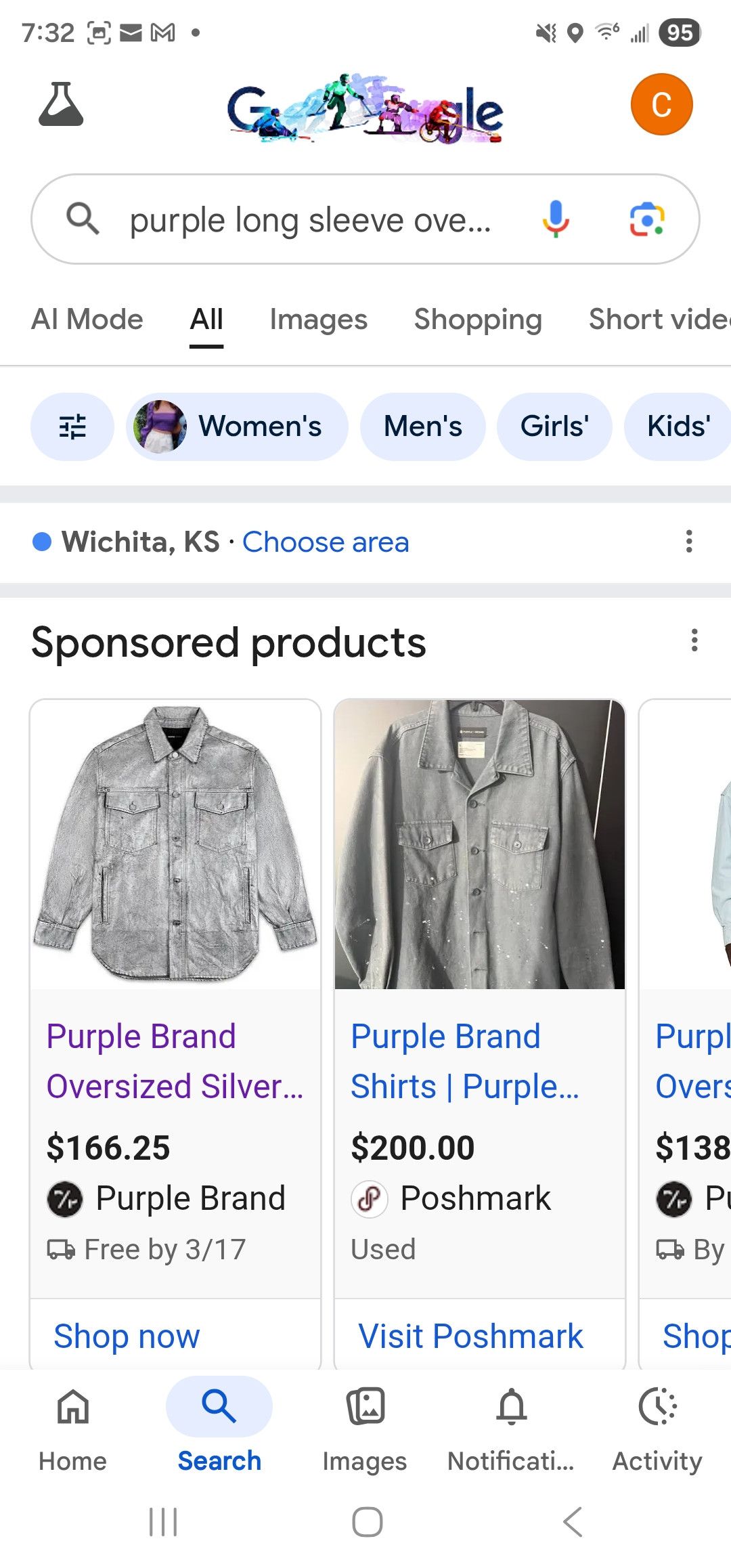 Purple Brand Purple Mens oversized Buttondown Long-sleeve Shirt Size US M / EU 48-50 / 2 - 20 Thumbnail