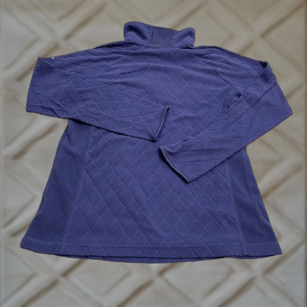 Vintage Columbia Jacket Womens L Blue 1/4 Zip Fleece Glacial III Outdoor Size L / US 10 / IT 46 - 1 Thumbnail