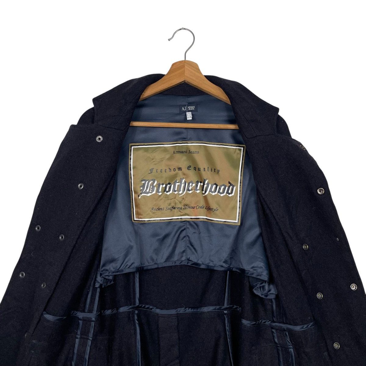 Armani Armani Jeans Brotherhood Double Breasted Jacket Size US XS / EU 42 / 0 - 13 Thumbnail
