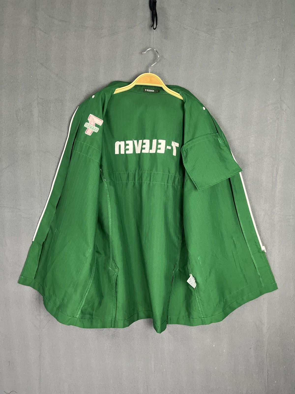 Uniform Wares × Vintage Seven Eleven 7-11 Uniform Embroidery Zipper Long Shirt Rare Size US L / EU 52-54 / 3 - 10 Thumbnail