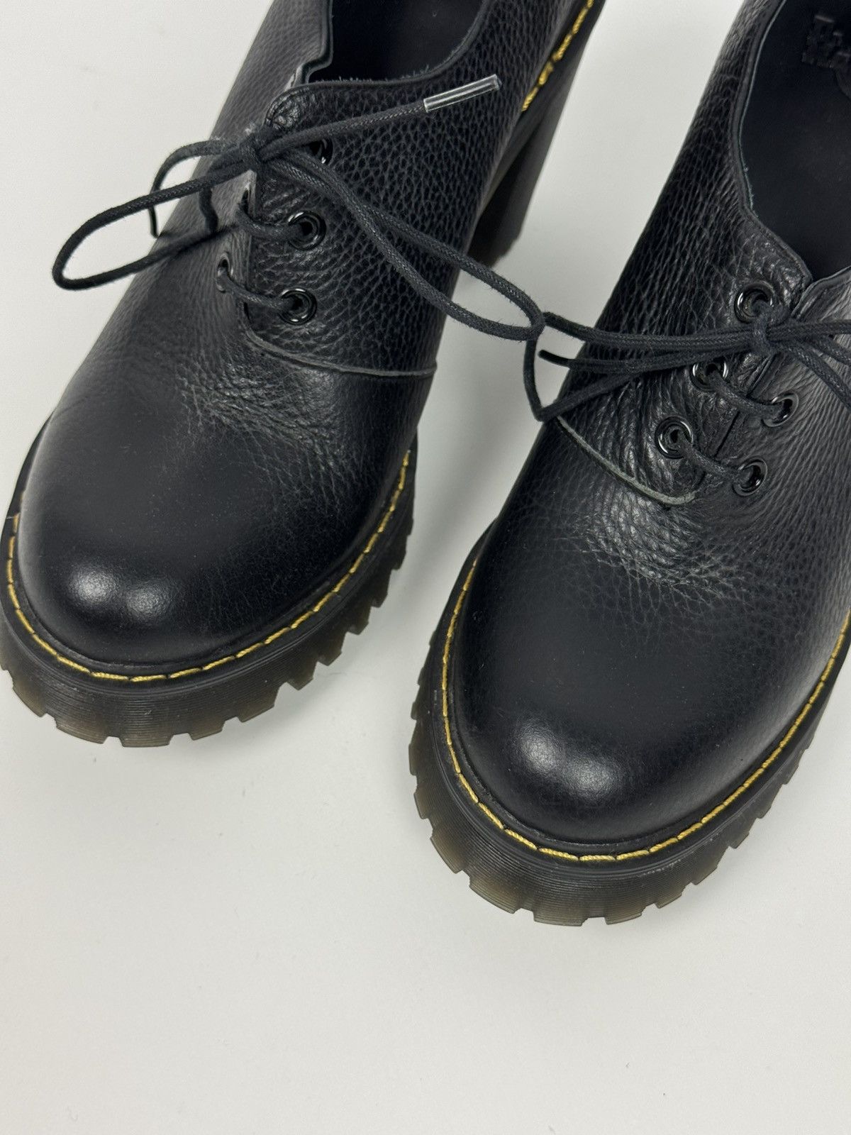 Dr. Martens Dr. Martens Salome II Leather Platforms Heels Shoes Size US 10 / IT 40 - 5 Thumbnail