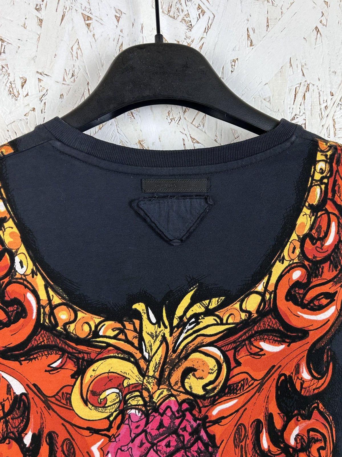 Prada Prada Spring/Summer 2010 Pineapple Floral Print T-Shirt Size S / US 4 / IT 40 - 6 Thumbnail