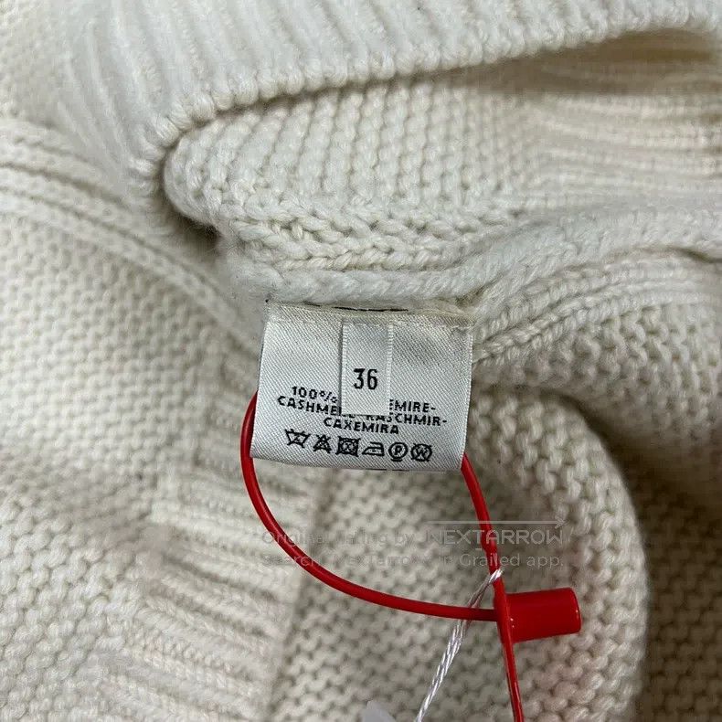 Hermes Hermes Cream White Cashmere Knit Sweater Size XS / US 0-2 / IT 36-38 - 6 Thumbnail
