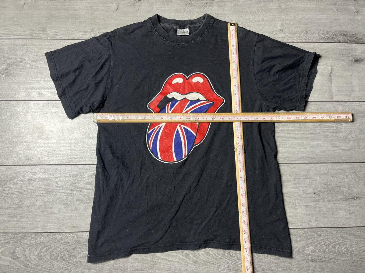 The Rolling Stones Vintage The Rolling Stones Tshirt 90s British flags Size US L / EU 52-54 / 3 - 5 Thumbnail