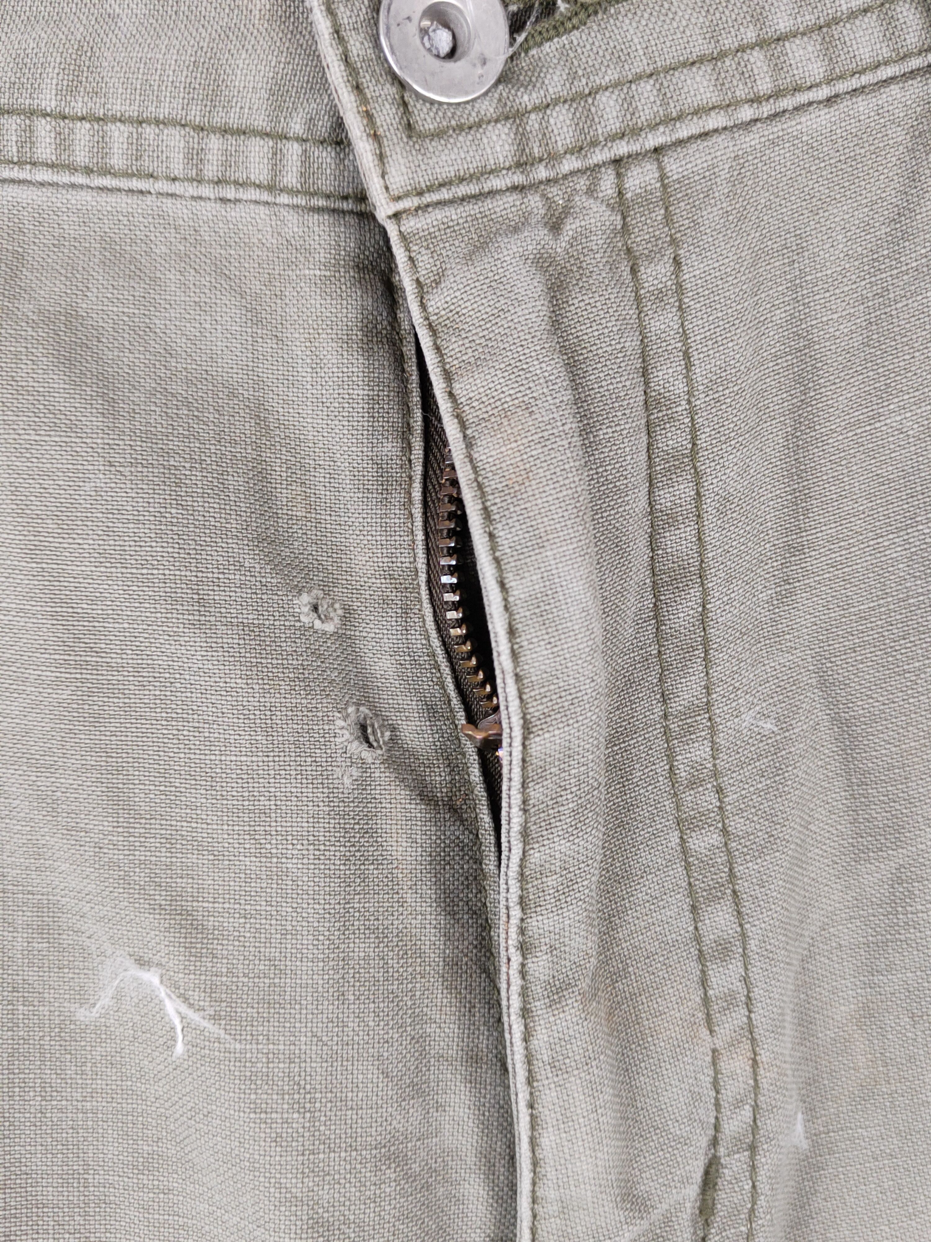 Japanese Brand Uniqlo Green Faded Multipocket Tactical Cargo Pants #S1344 Size US 34 / EU 50 - 3 Thumbnail