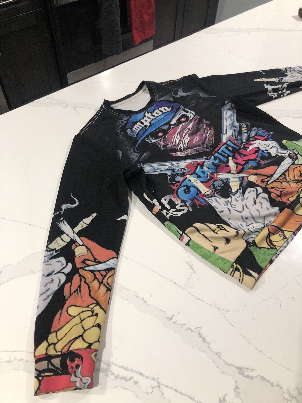 Japanese Brand × Other Compton Graffiti Longsleeve shirt Size US M / EU 48-50 / 2 - 2 Thumbnail