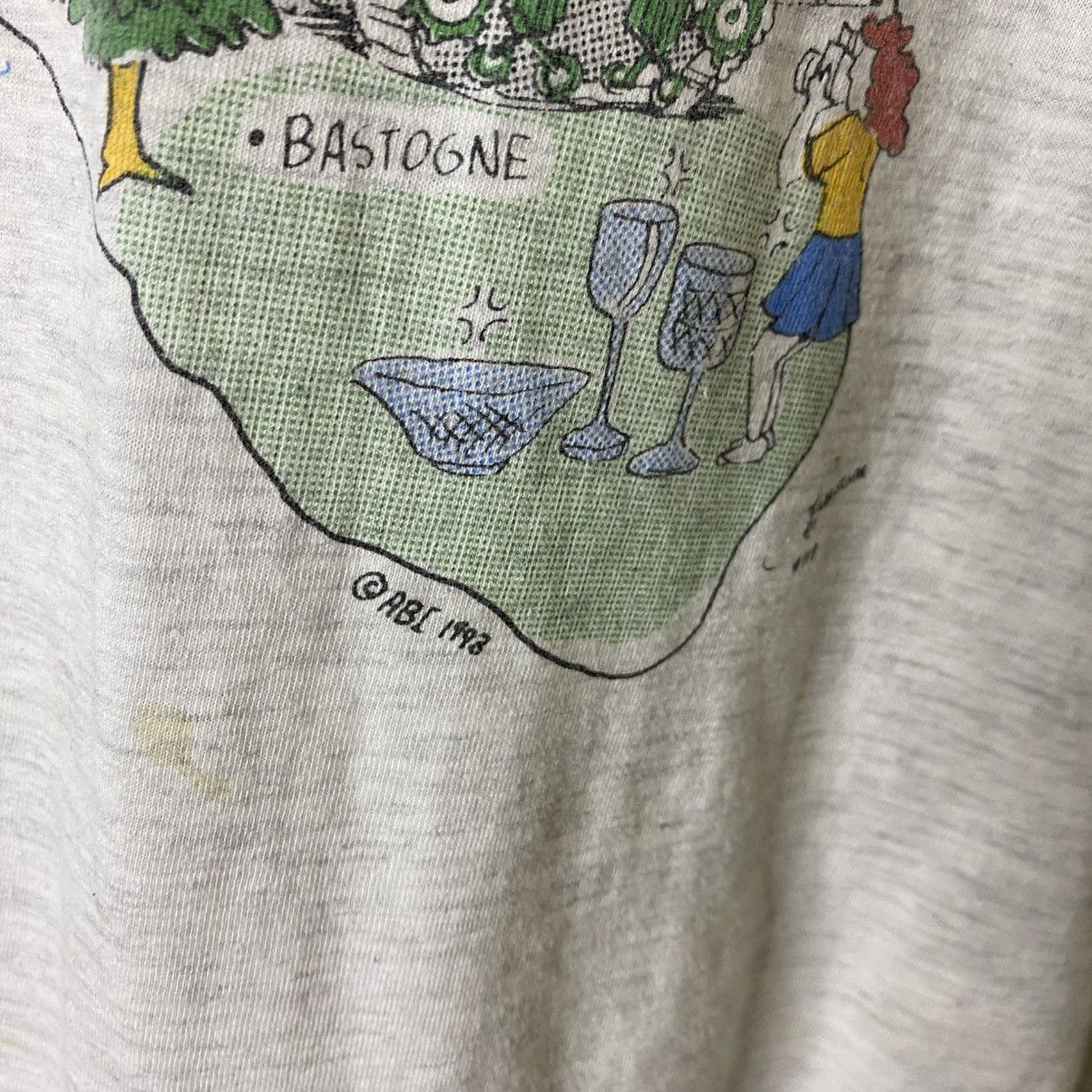 Vintage Vintage 1993 Du Pont Artwork Belgium Art T Shirt Size US M / EU 48-50 / 2 - 3 Thumbnail