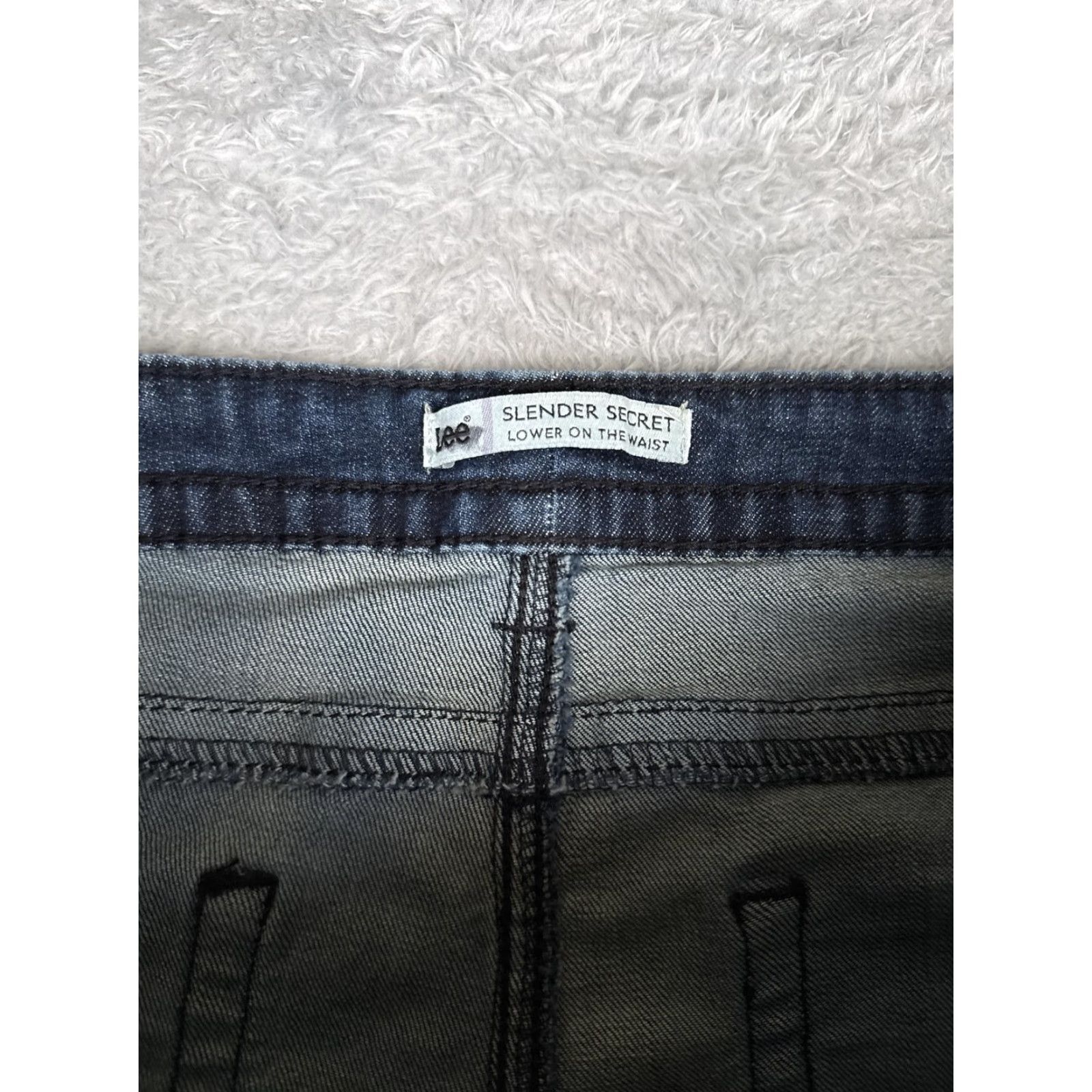 Lee Lee Womens Jeans Bootcut 32x29 Blue Mid Rise Floral Embroidered 5-Pocket Denim Cotton Vintage? No, Vintage: No Size 24" / US 00 / IT 34 - 6 Thumbnail