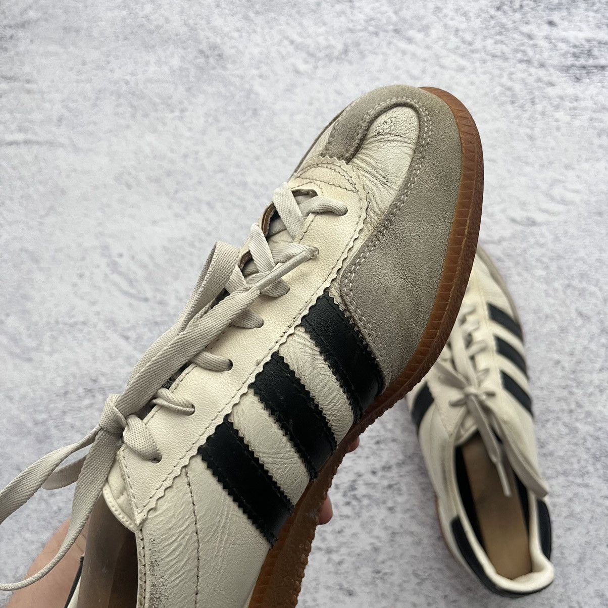 Adidas × Vintage Vintage Adidas Universal Made in Yugoslavia Black White Size US 8.5 / EU 41-42 - 9 Thumbnail