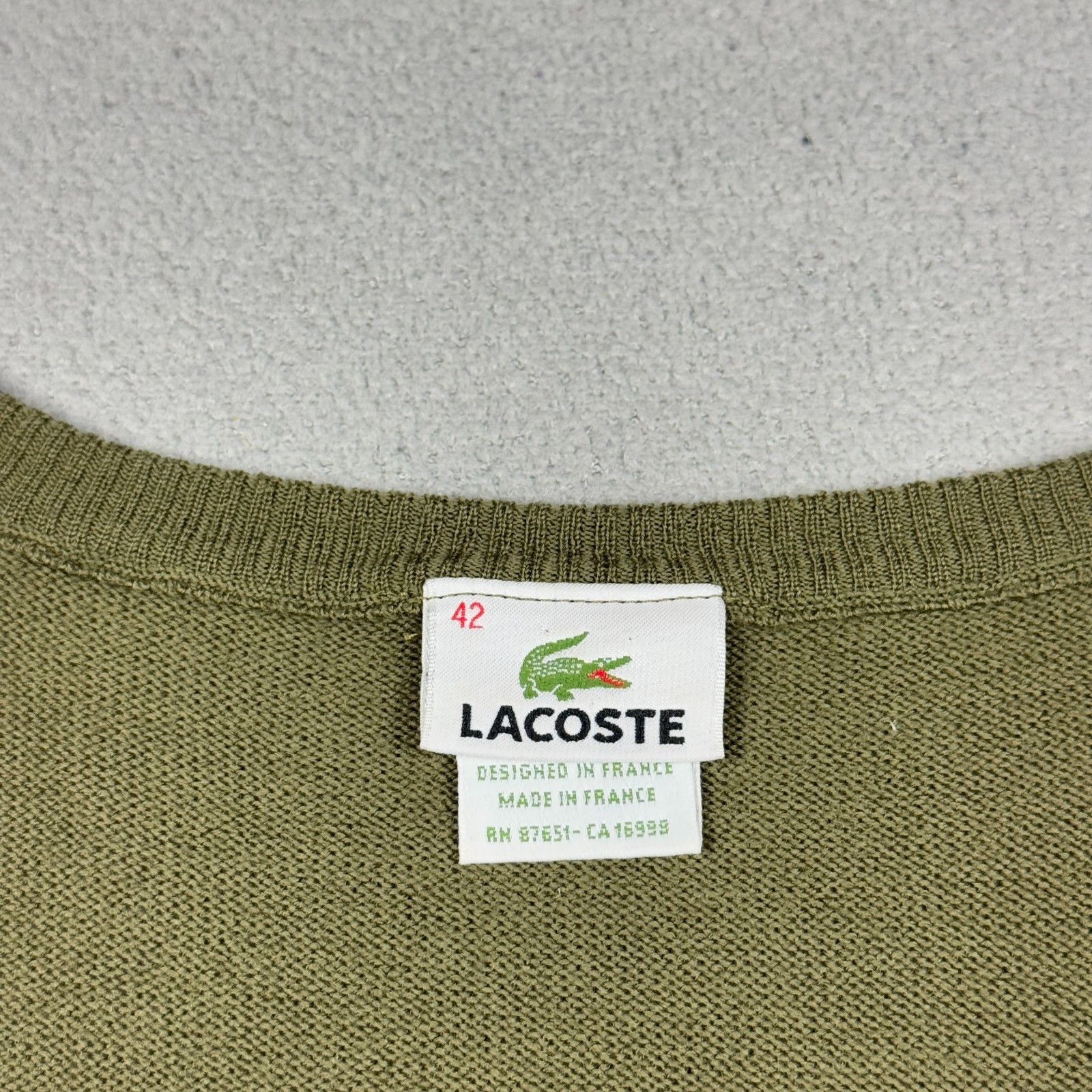 Lacoste Lacoste Knit Vest Top Vintage 80s Made in France 42 Size M / US 6-8 / IT 42-44 - 3 Thumbnail