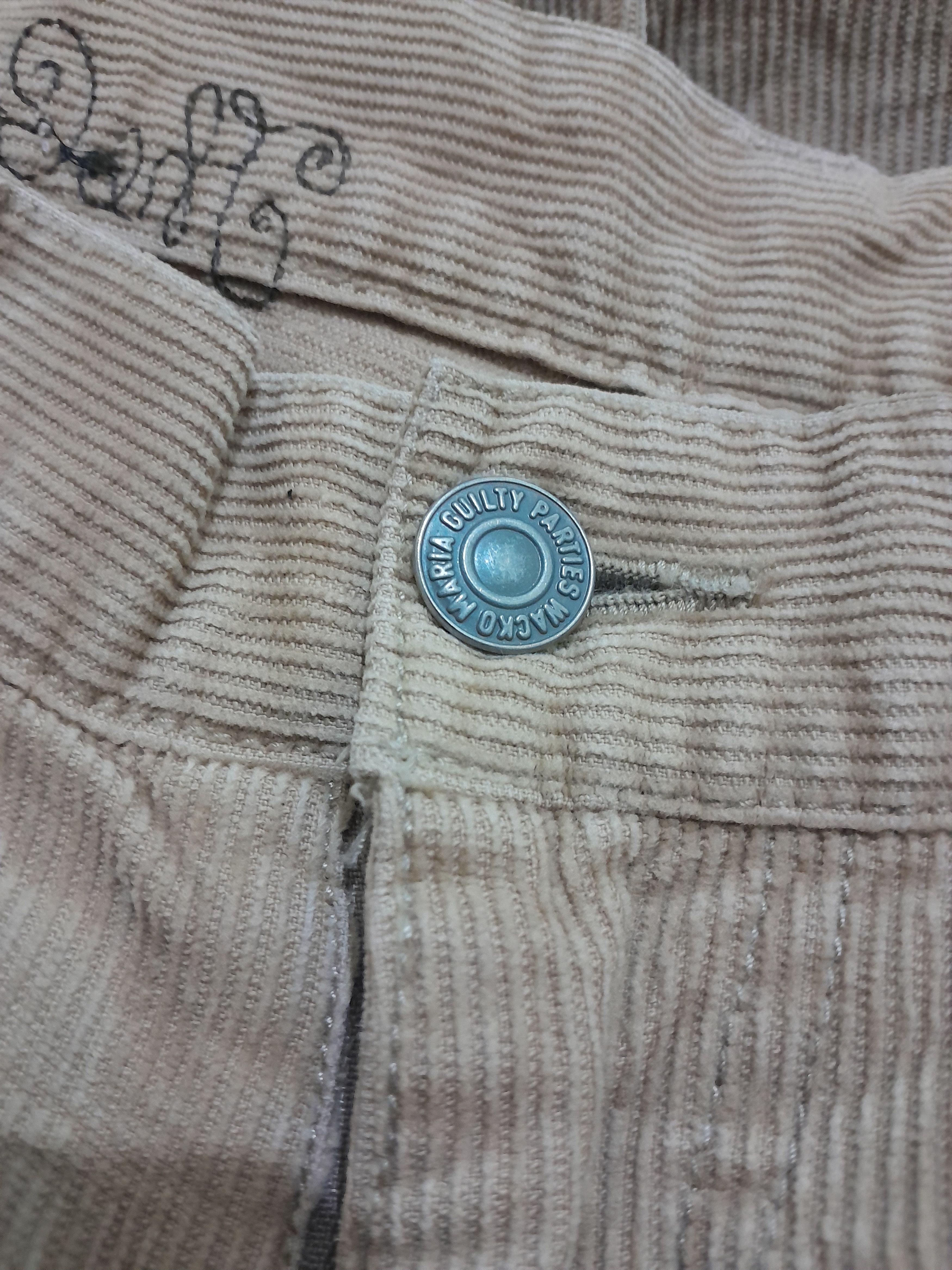 Wacko Maria Guilty parties x bankrobber corduroy pants Size US 31 - 4 Thumbnail