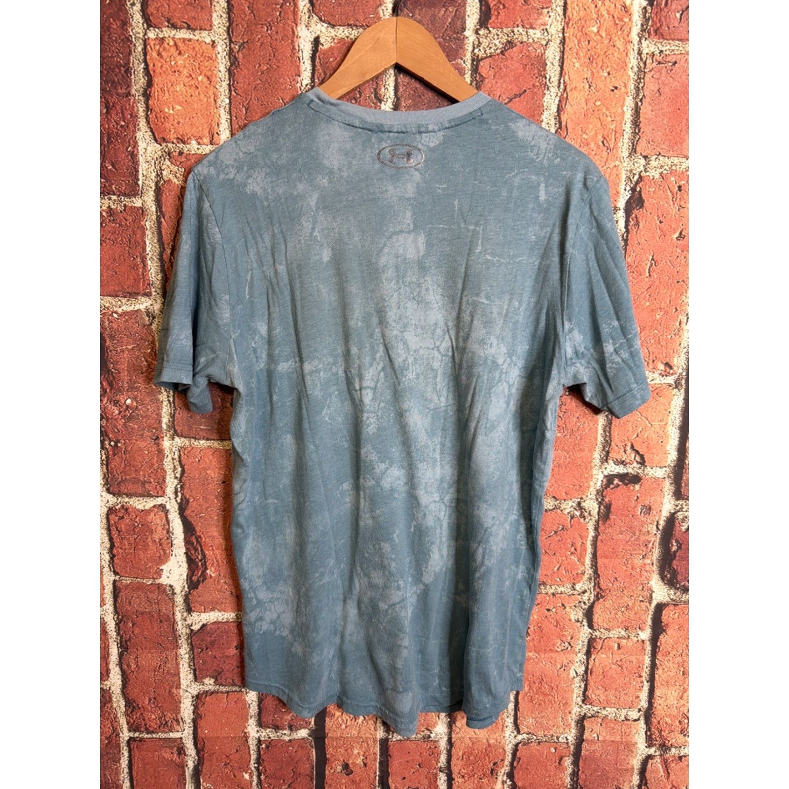 Under Armour VINTAGE Under Armour Project Rock Disrupt T Shirt Men’s M Blue Short Sleeve Crew Neck Logo Embroidered Quotes Rock WWE 90s? Size US M / EU 48-50 / 2 - 4 Thumbnail