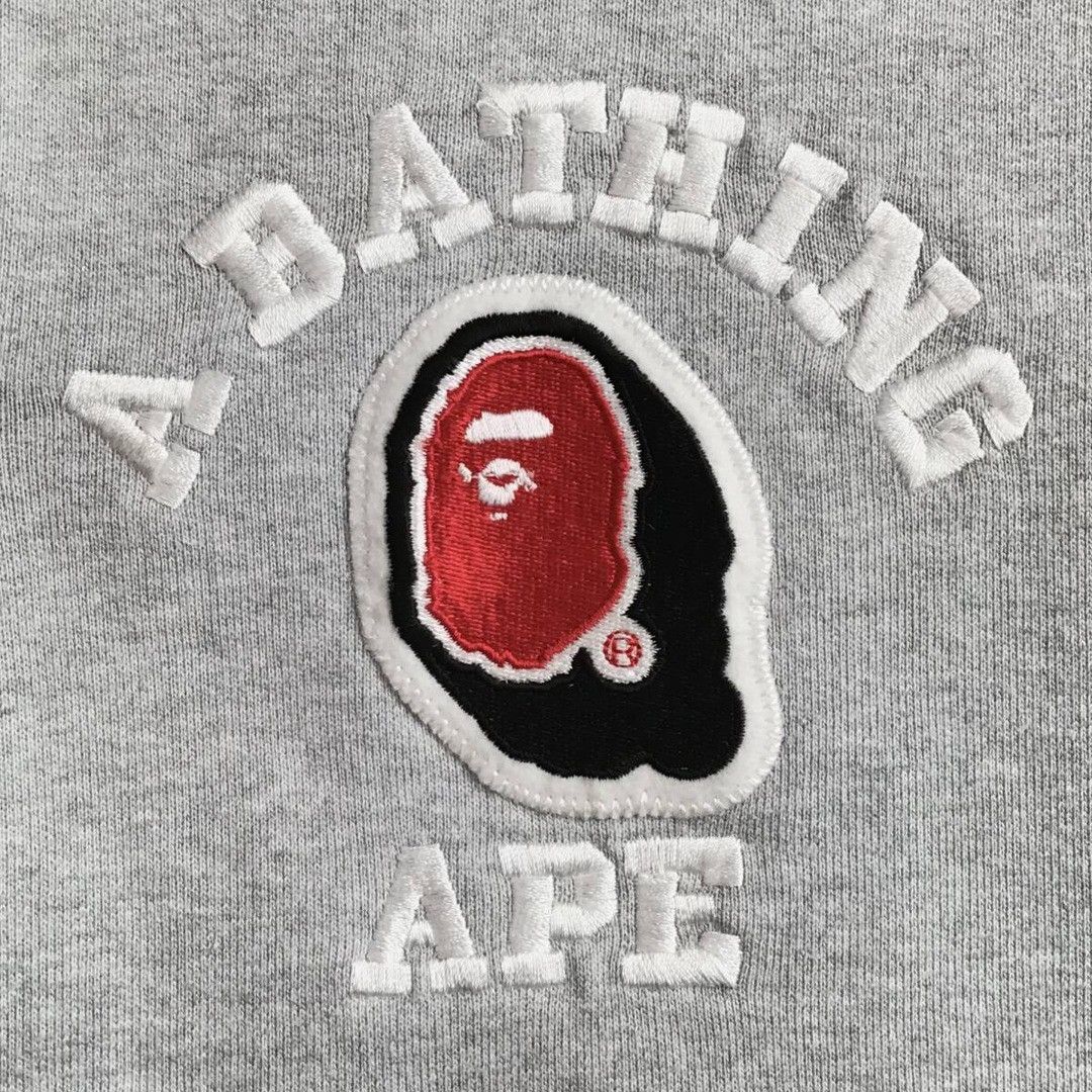 Bape BAPE LOGO sweat varsity jacket a bathing ape NIGO Size US M / EU 48-50 / 2 - 3 Thumbnail