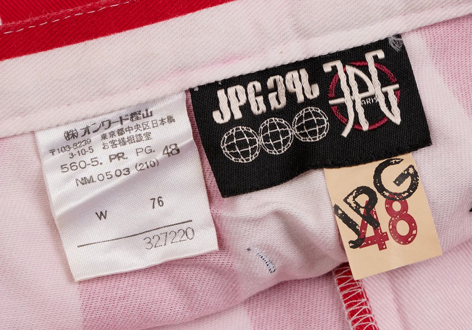 Jean Paul Gaultier Cotton Stripe Pants in Red and White Size 48 Size US 32 / EU 48 - 17 Thumbnail