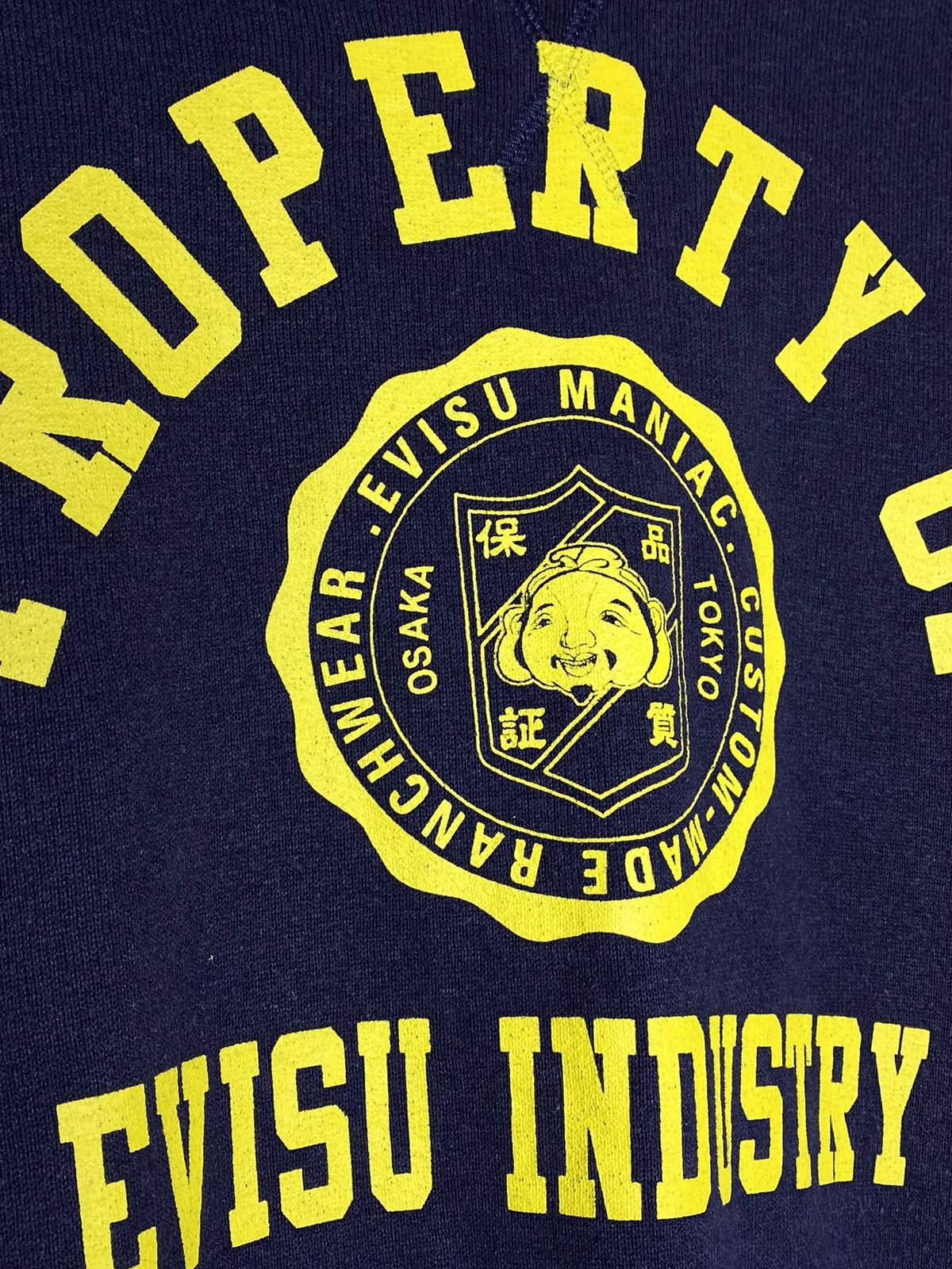 Evisu Vintage Evisu Maniac Japanese Brand Crewneck Sweatshirt Size US L / EU 52-54 / 3 - 4 Thumbnail