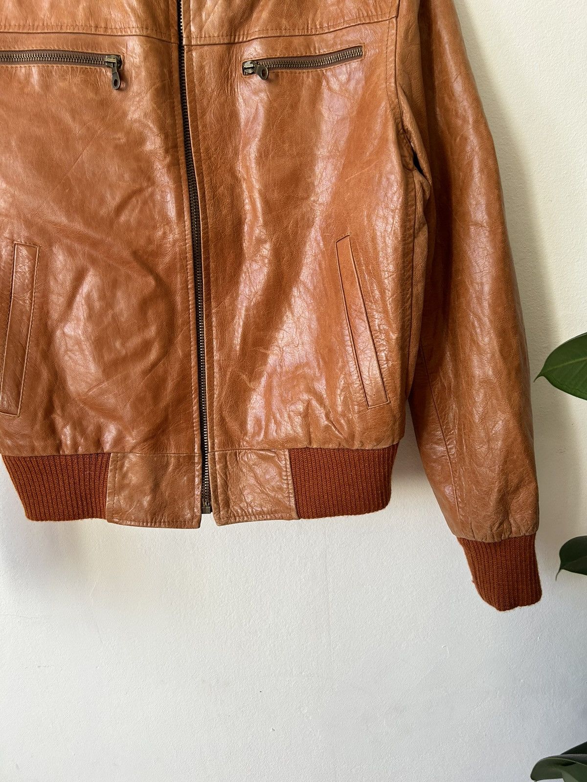 Other Leather Jacket PVC Polyester y2k Distressed Heavy M Size US M / EU 48-50 / 2 - 5 Thumbnail