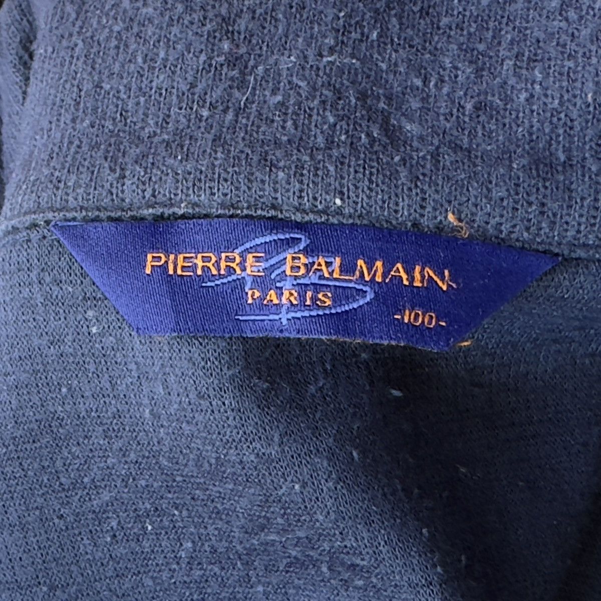 Pierre Balmain PIERRE BALMAIN TECH FLEECE HALF ZIP JACKET NAVY Size US M / EU 48-50 / 2 - 10 Thumbnail