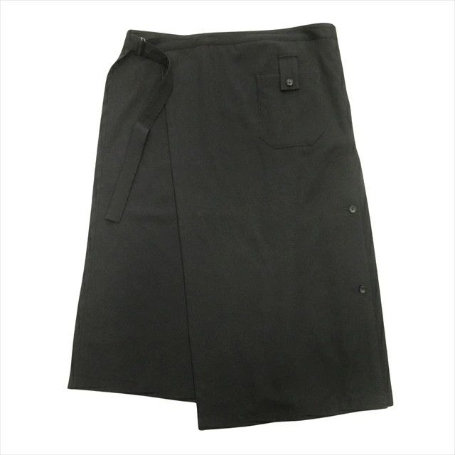 Yohji Yamamoto yohji yamamoto 23ss pleated vent wrap cloth wrap skirt Size US 36 / EU 52 - 2 Thumbnail