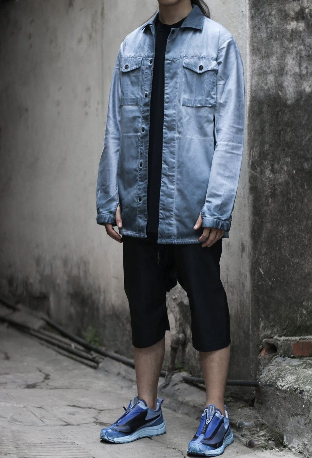 11 By Boris Bidjan Saberi 11 BY BORIS BIDJAN SABERI SHIRT JACKET "S1B-F-1447 Size US M / EU 48-50 / 2 - 9 Thumbnail