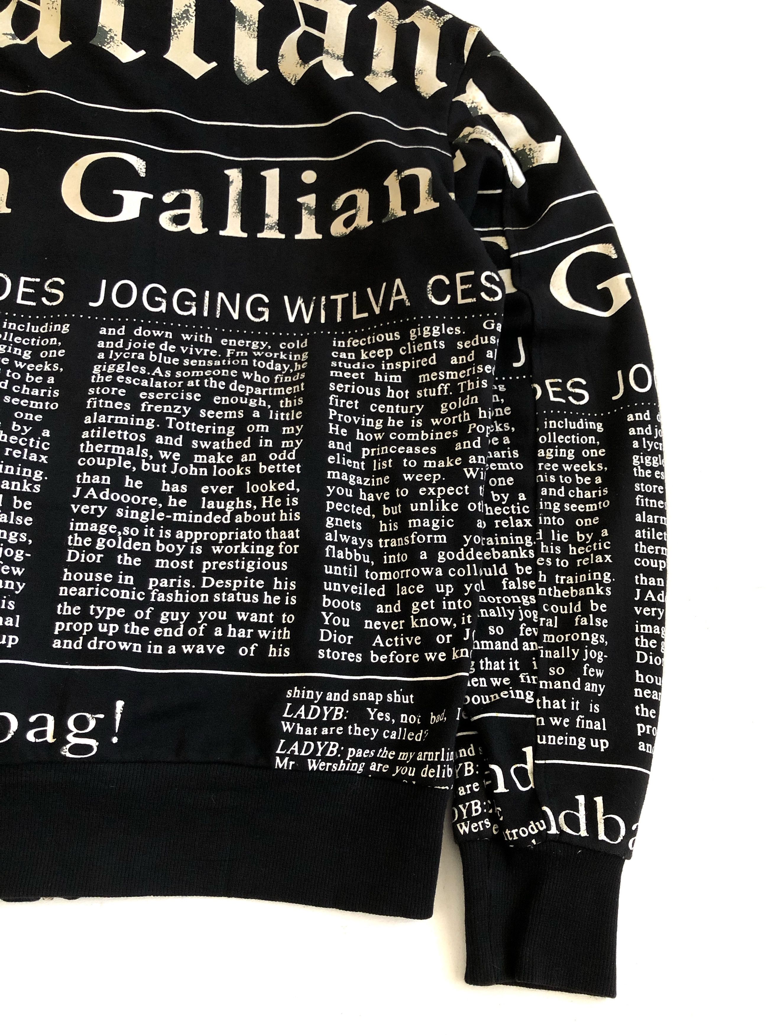 John Galliano VINTAGE GAZETTE BEACH WEAR ZIPPER HOODIE Size US L / EU 52-54 / 3 - 13 Thumbnail