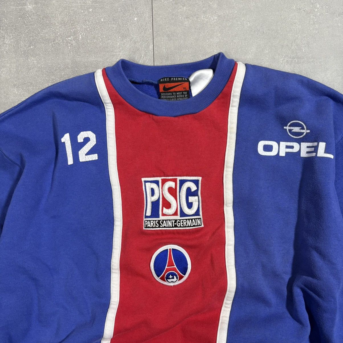 Nike 90s nike PSG player issued sweater Size US L / EU 52-54 / 3 - 2 Thumbnail