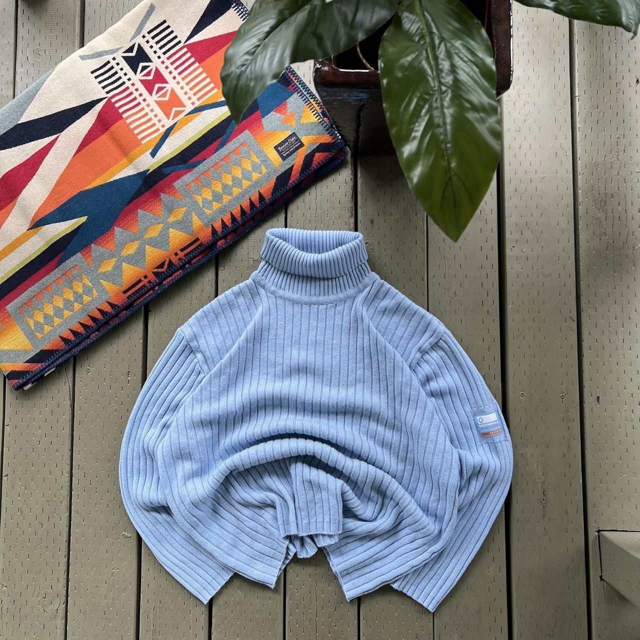 Southpole × Vintage Vtg 90s Southpole Mens Large Spell Out Striped Knit Pullover Size US L / EU 52-54 / 3 - 2 Thumbnail