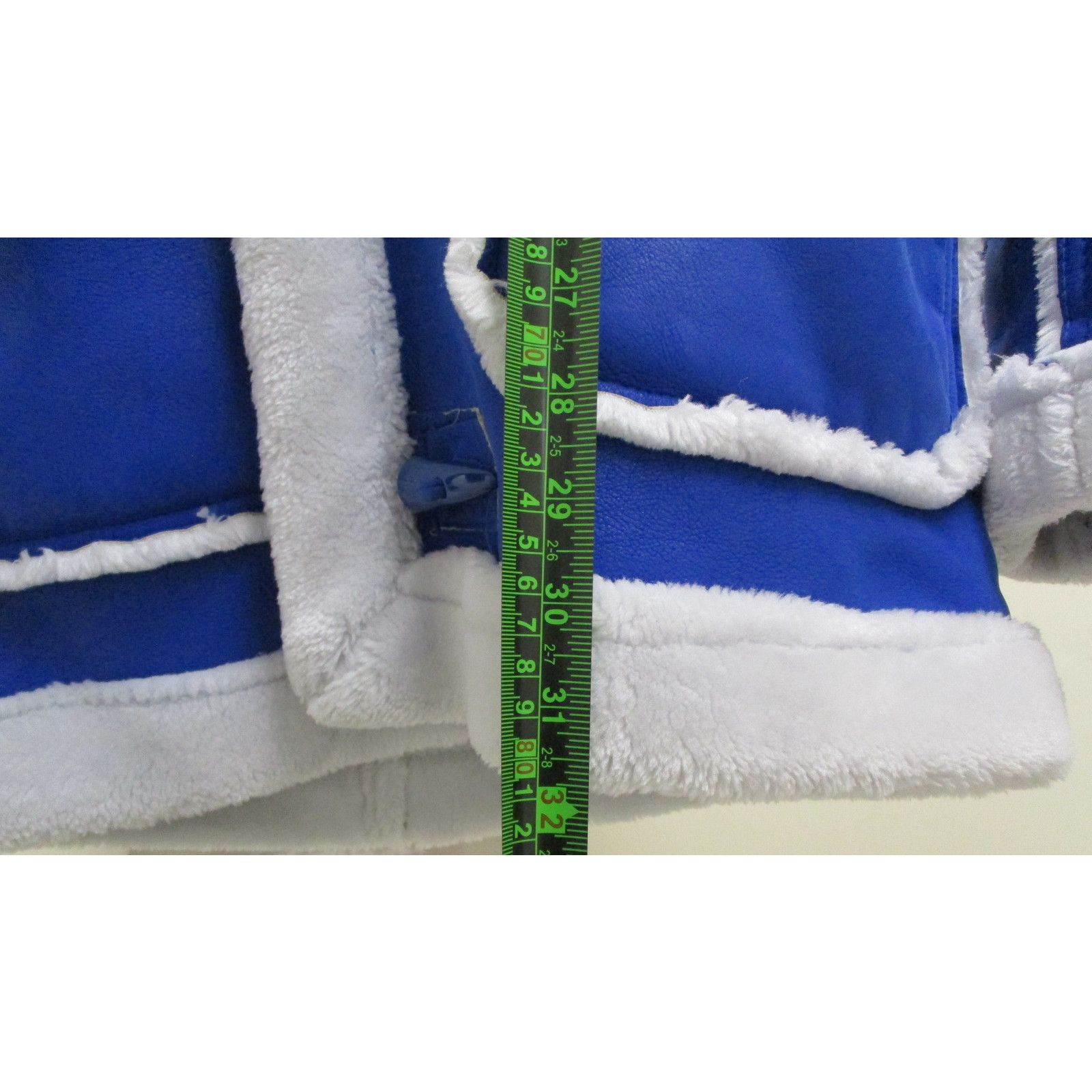 Jordan Craig Jordan Craig Coat Women Sm Blue Faux Leather Hooded Fur Trim Size S / US 4 / IT 40 - 16 Thumbnail