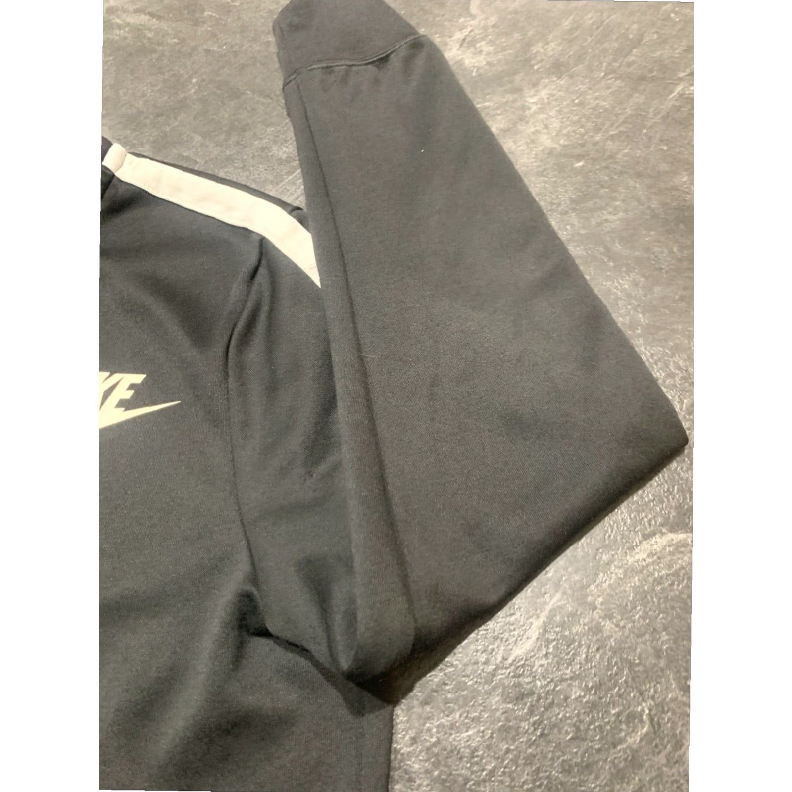 Nike Nike Track Jacket Mens Large Black White Collared Long Sleeve Full Zip Performance Size US L / EU 52-54 / 3 - 2 Thumbnail