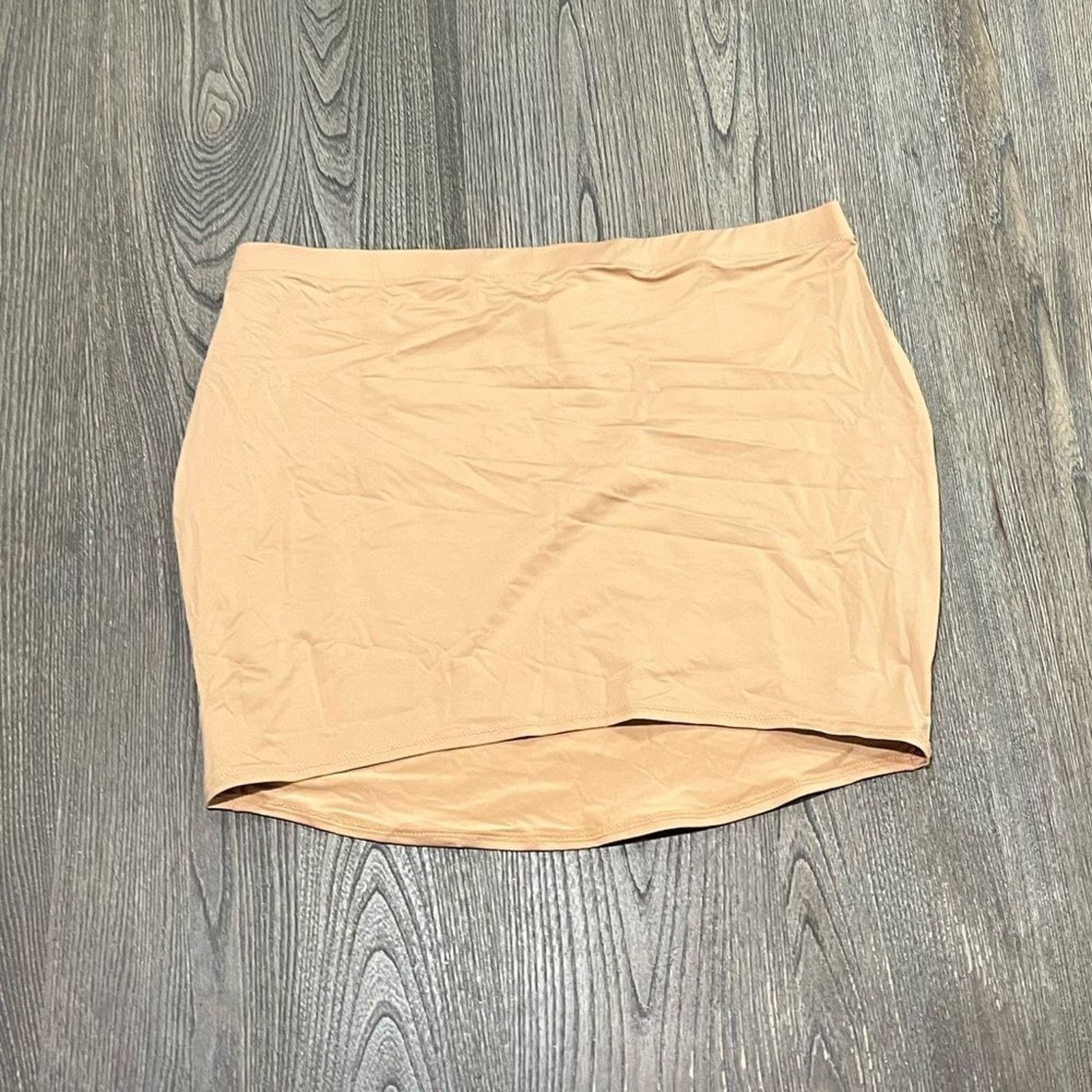 SKIMS NWT Skims Swim High-Waisted Tube Skirt Mini Ochre 2X Size 40" / US 18 - 1 Thumbnail
