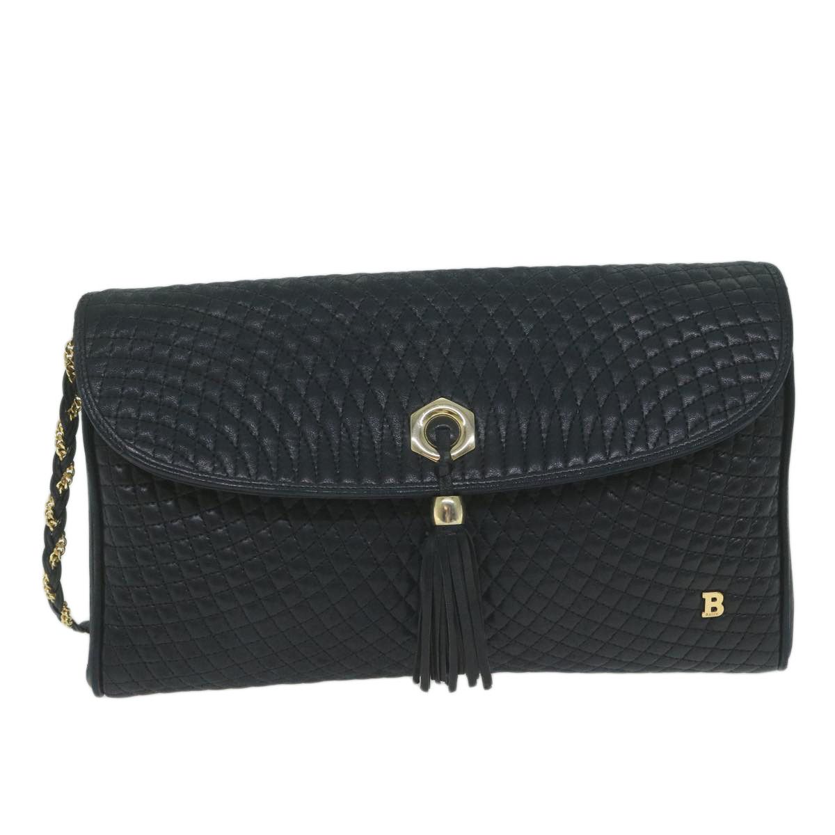 Bally Navy Leather Shoulder Bag (Pre-Owned) Size ONE SIZE - 1 Thumbnail