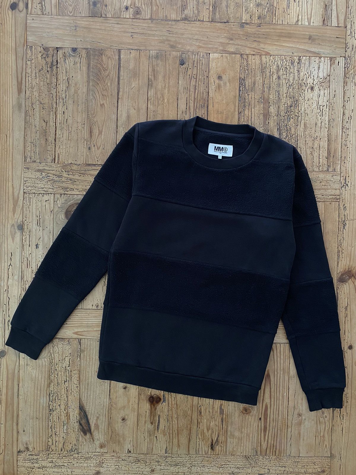 image of Maison Margiela Mm6 Sweatshirt in Black, Women's (Size Small)