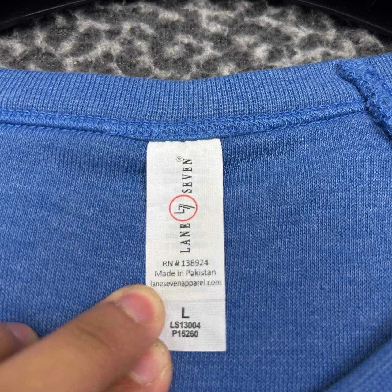 Other Lane Seven Sweatshirt Women Blue Pullover Crew Neck New L Size L / US 10 / IT 46 - 6 Thumbnail
