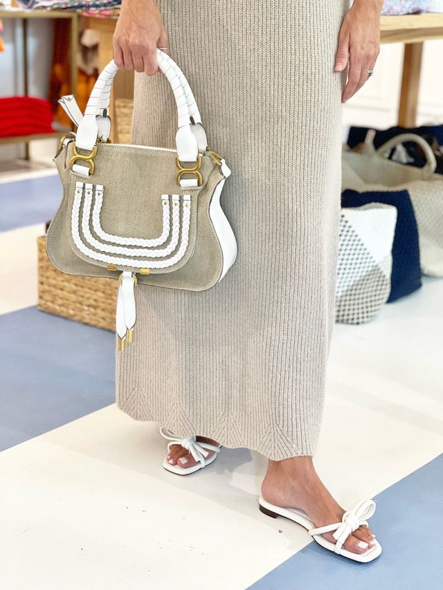 Chloe o1loc1c1024 Size: OS / Marcie Small DoubleCarry Bag in White Size ONE SIZE - 3 Thumbnail