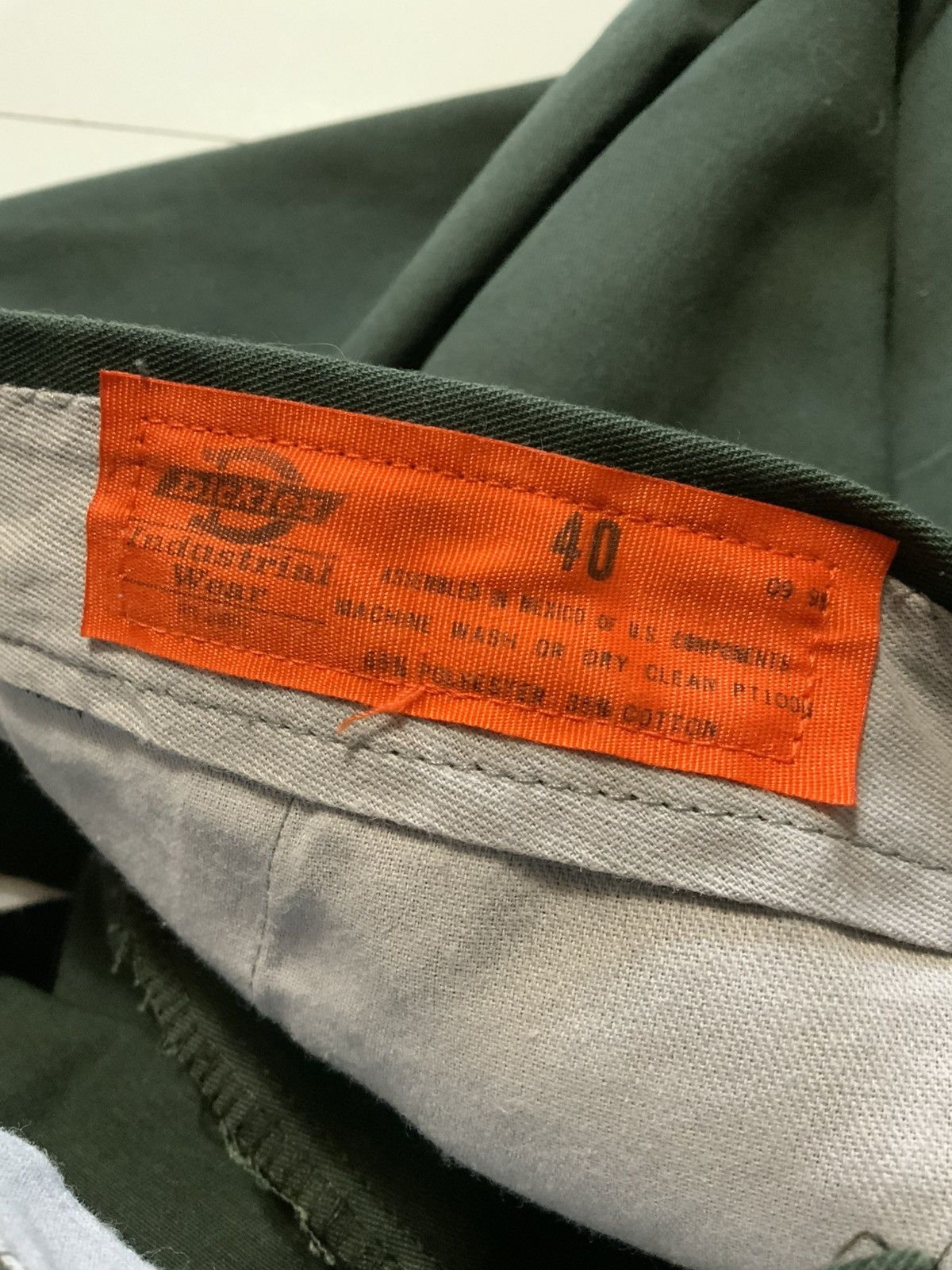Dickies × Vintage Vintage Dickies Industrial Wear Green Workwear Classic Pants Size US 40 / EU 56 - 5 Thumbnail