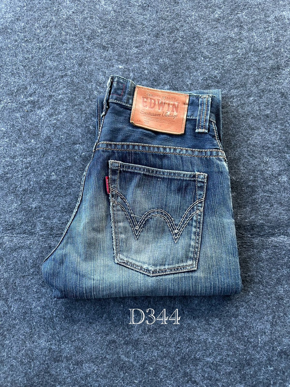 Edwin Vintage Edwin Exclusive Distressed Japan Denim 30x33 D344 Size US 30 / EU 46 - 19 Thumbnail