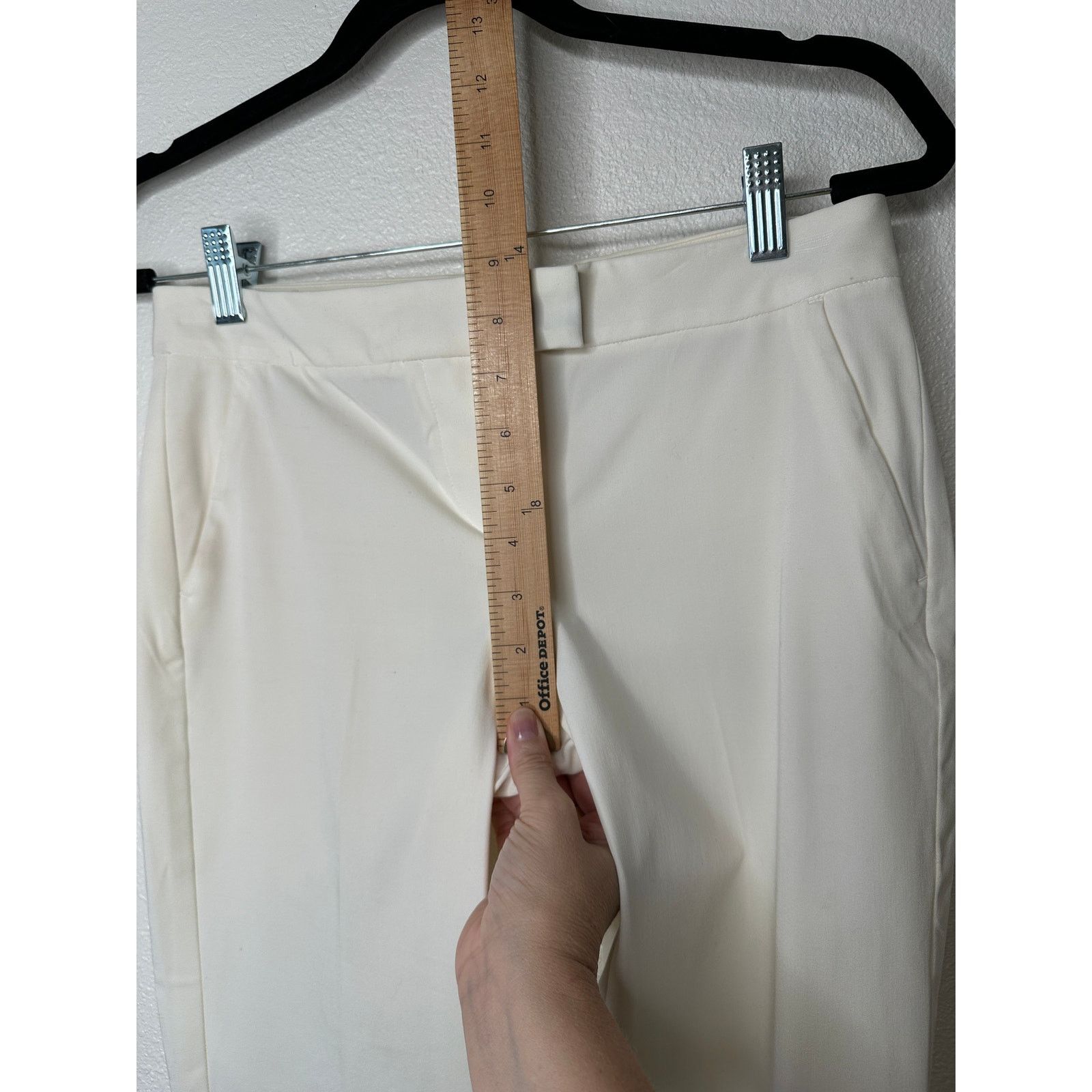 Theory Theory Ivory Ibbey Crepe Crop Slash Pockets Skinny Pants 2 Size 26" / US 2 / IT 38 - 13 Thumbnail