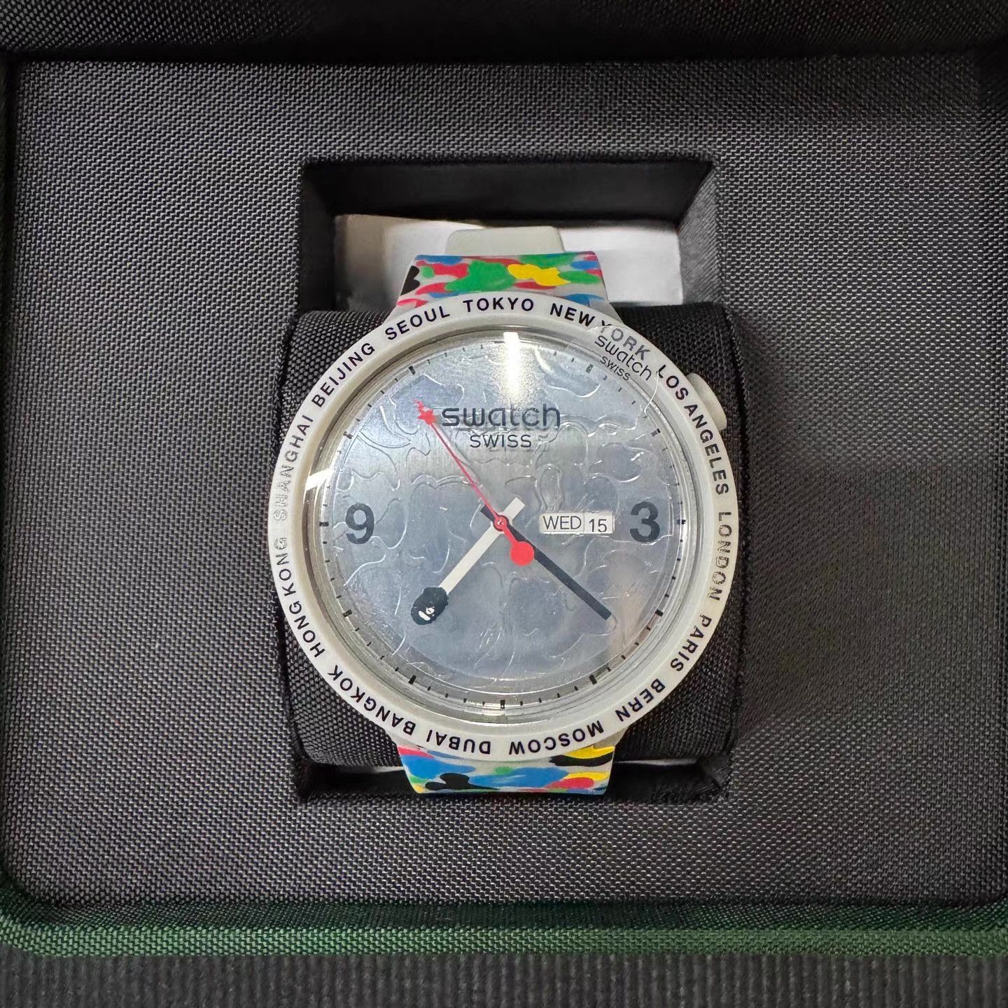 Swatch Multi-Color Dial World City Watch Size ONE SIZE - 1 Thumbnail