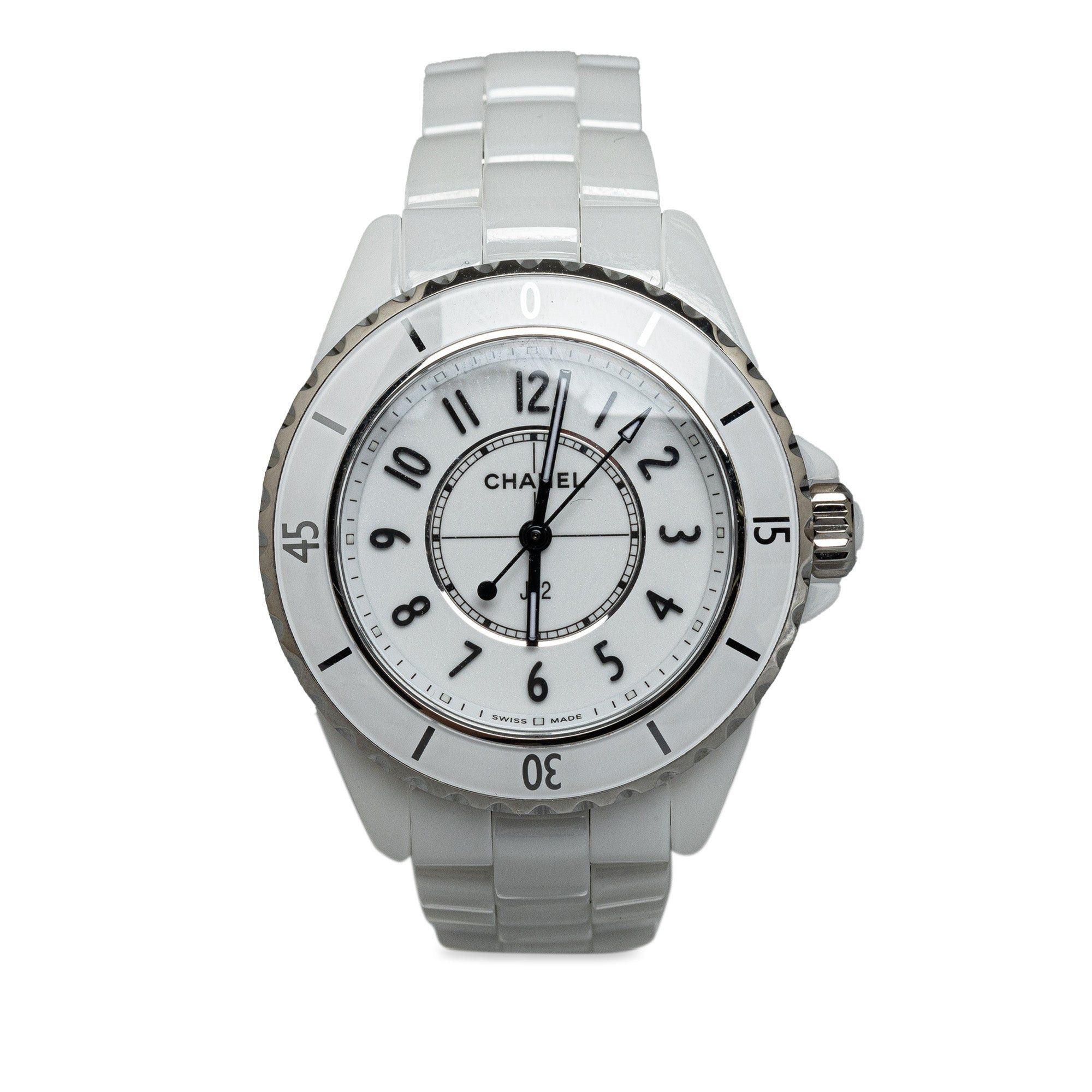 Chanel Chanel J12 Watch White Size ONE SIZE - 1 Thumbnail