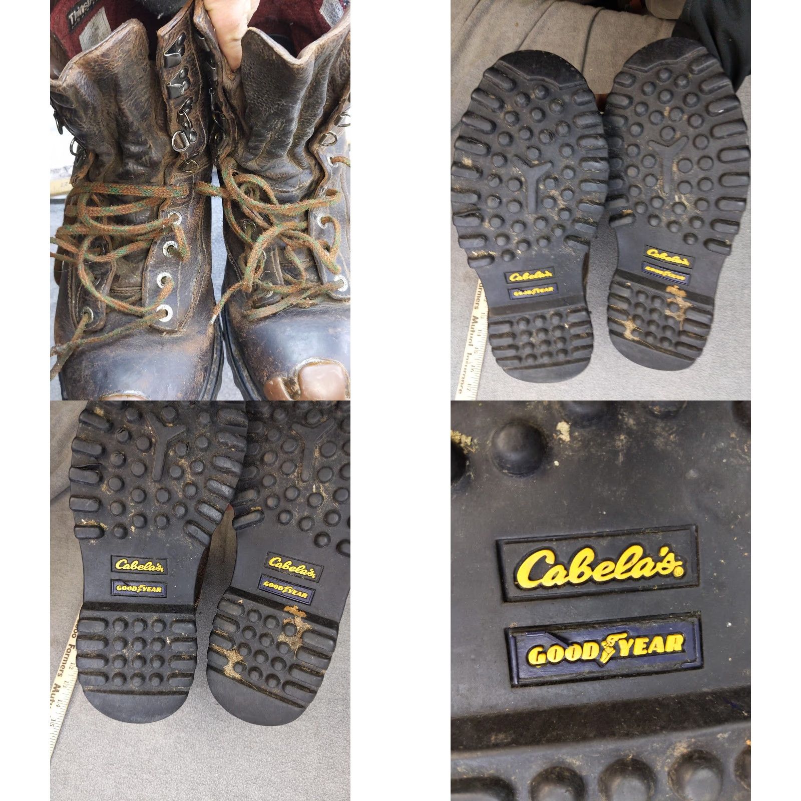 Vintage Cabela's Outfitter Series Snow Boots Mens 14 Brown Leather Gore Tex Thinsulate Size US 14 / EU 47 - 9 Thumbnail