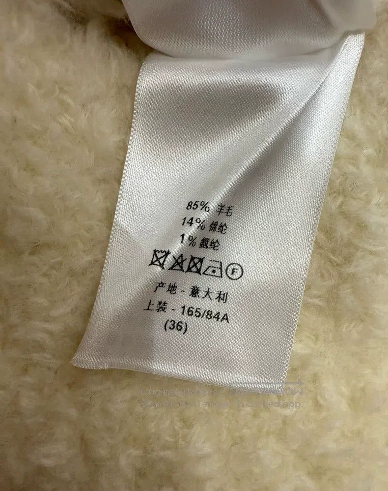 Dior Dior Beige embroidered logo wool vest Size XXS / US 00 / IT 34 - 6 Thumbnail