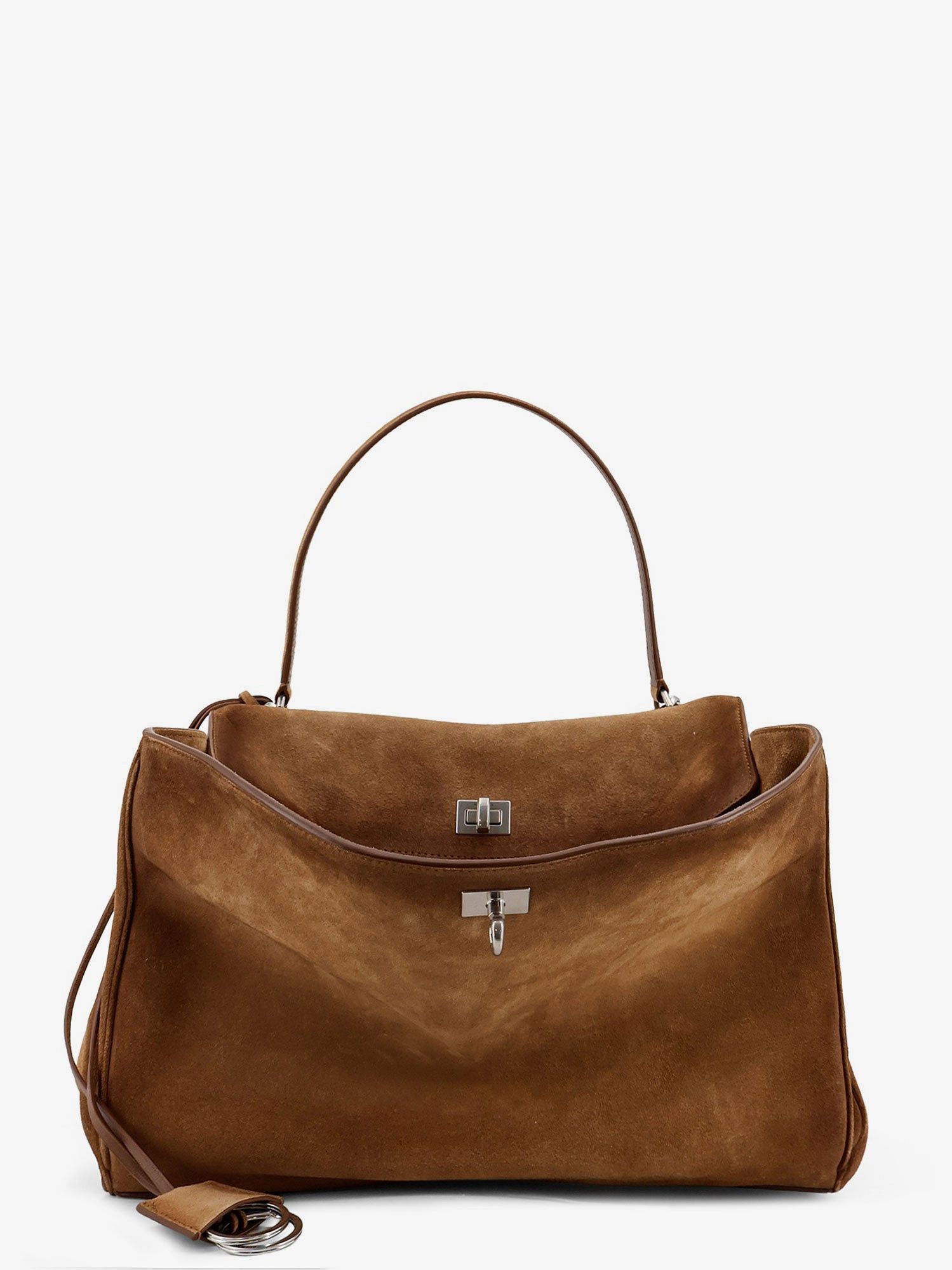 Balenciaga Rodeo M Suede Shoulder Bag Size ONE SIZE - 1 Thumbnail