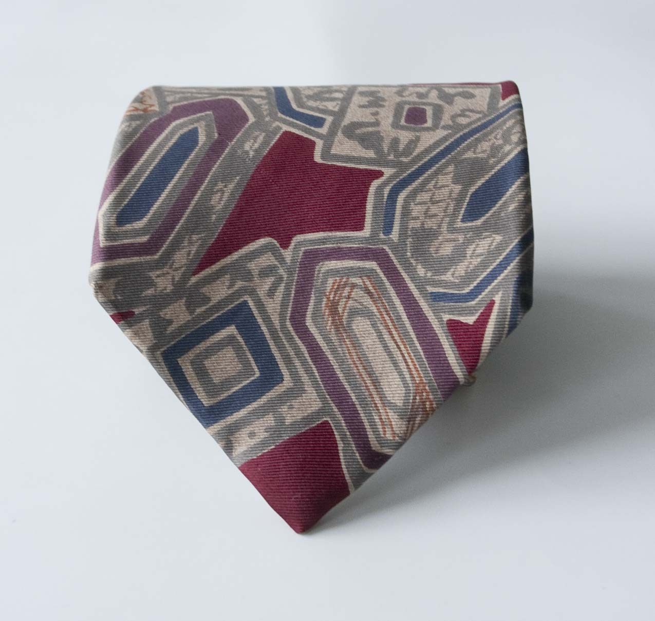 Christian Dior Monsieur × Vintage Christian Dior Monsieur Vintage Tie Made USA Silk Abstract Size ONE SIZE - 1 Thumbnail
