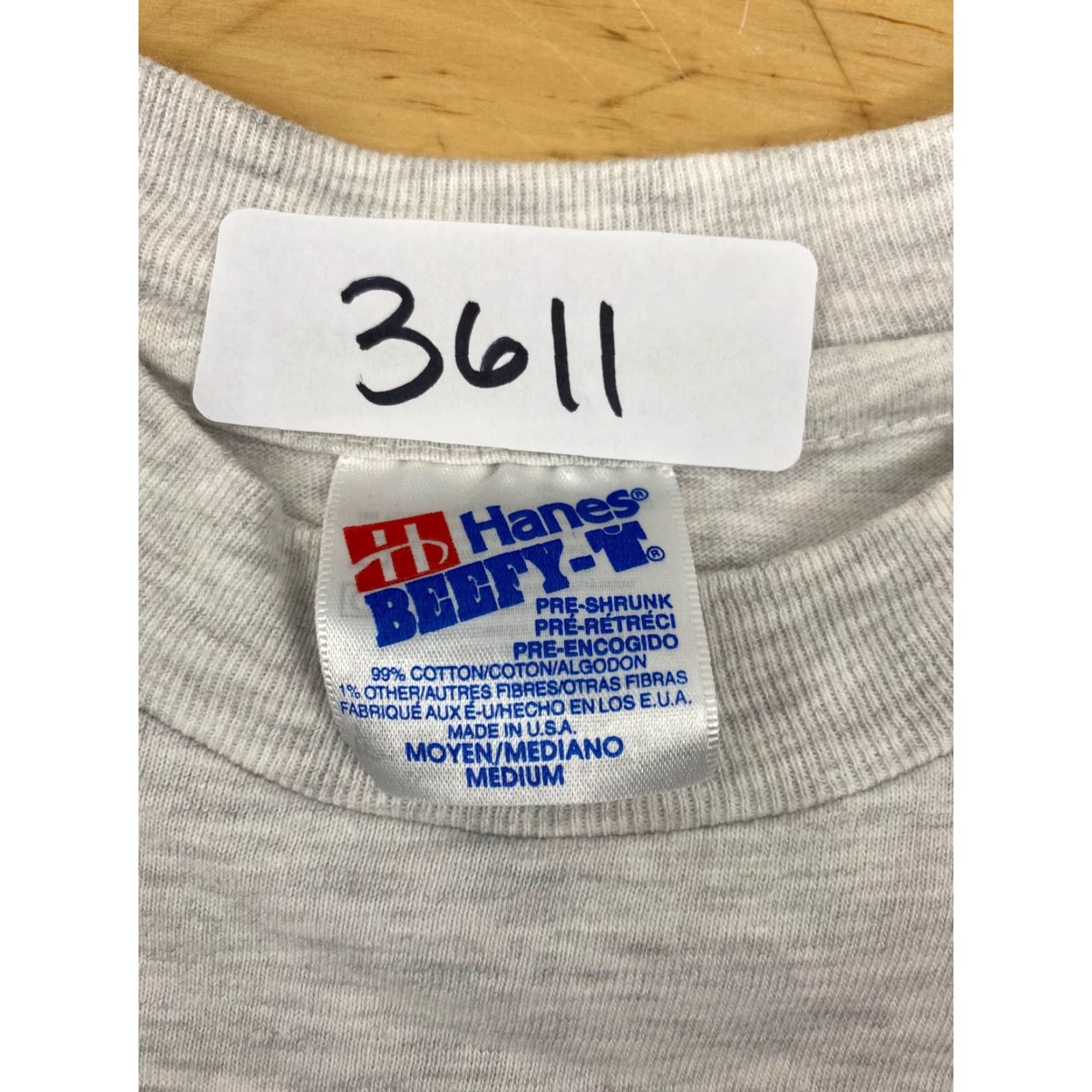 Hanes VTG Hanes Labor Day 94 Bocana San Telmo Gray T Shirt M USA Unisex Short Sleeve Regular Size Hanes Shirt Mens Womens Boys Girls Size US M / EU 48-50 / 2 - 3 Thumbnail