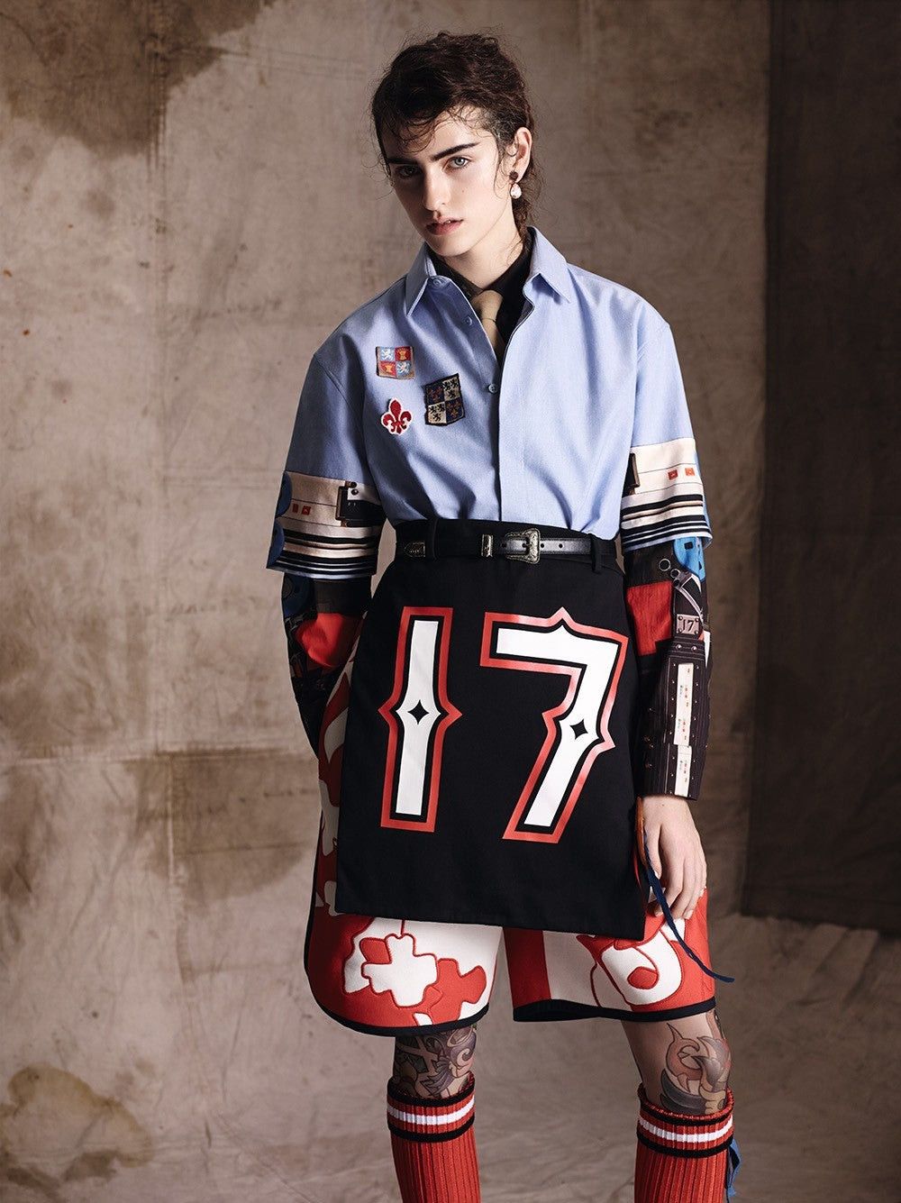 Givenchy Black 17 Print Oversized T-Shirt Size US XS / EU 42 / 0 - 8 Thumbnail
